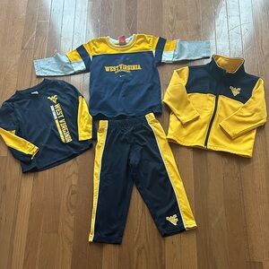 WVU toddle boy lot, size 3T